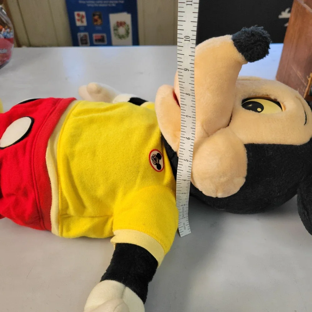 Talking Mickey‎ Mouse Plush Toy Worlds of Wonder Disney Cassette Player Vintage